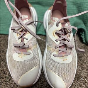 Sorel Women's Pink and Cream Sneakers